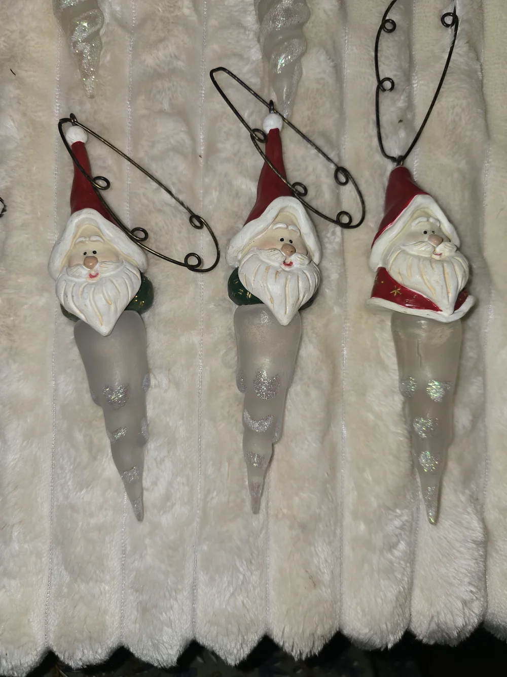 10 Russ Icicle Christmas Ornaments